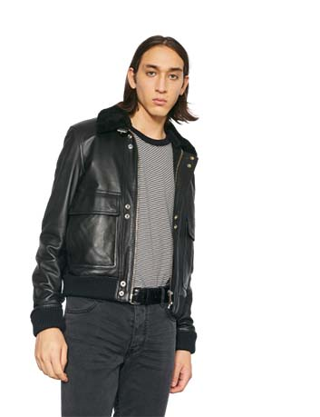 Leather jacket Volf Iro - BIG BOSS MEGEVE