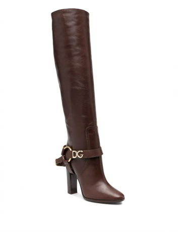 High boots with DG strap dolce gabbana - Tall boots luxury Big Boss...