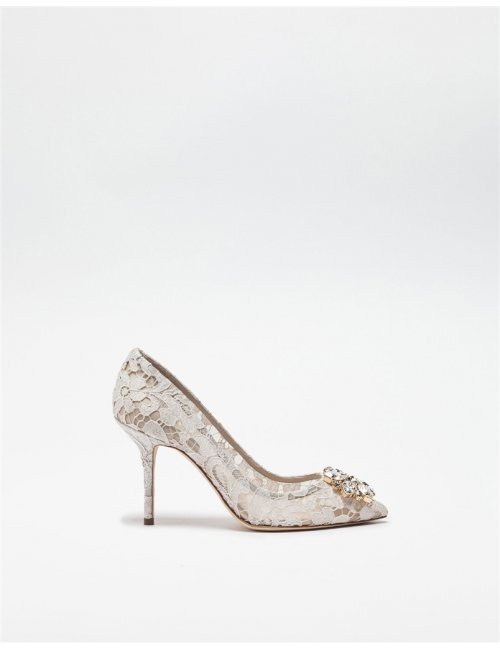 dolce gabbana lace heels